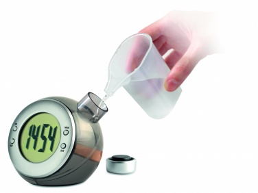 Logo trade promotional items picture of: Water powered LCD desk clock