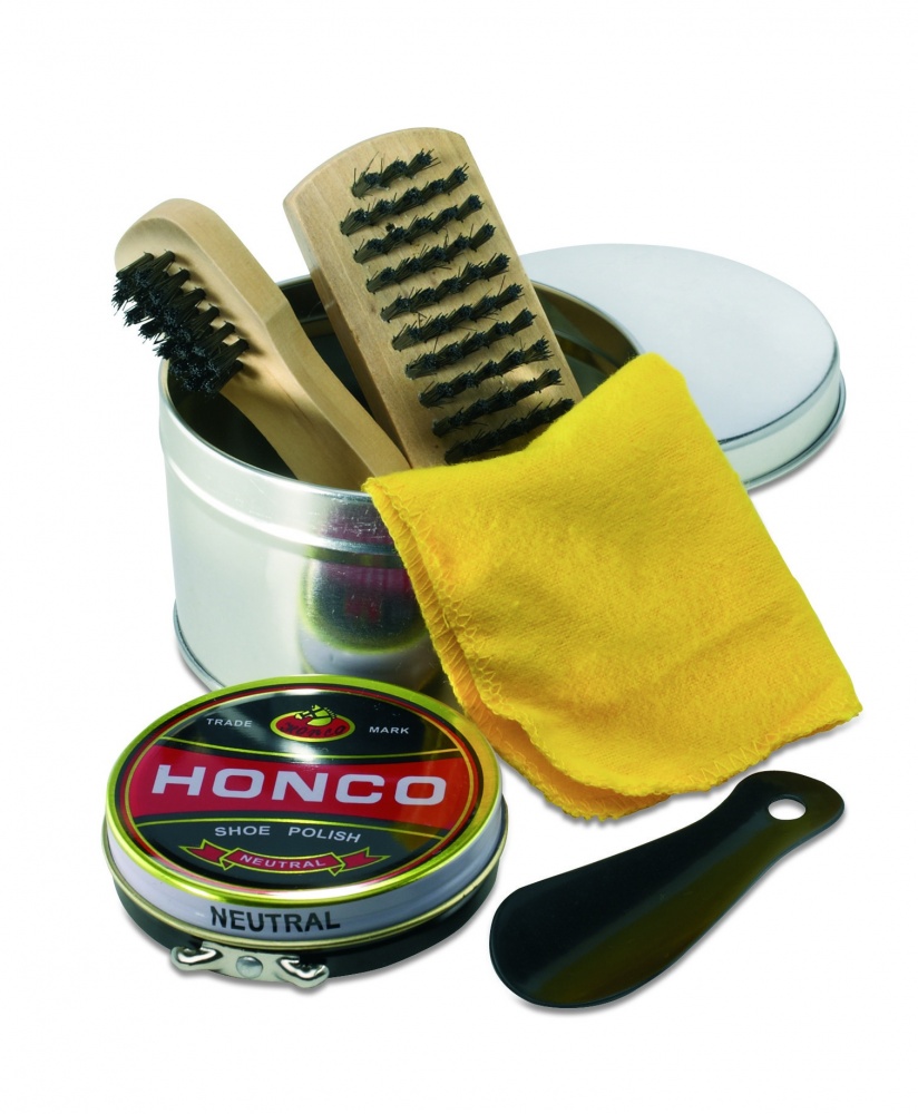 Logo trade promotional merchandise picture of: Shoe polish kit