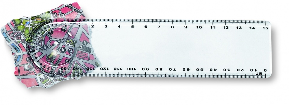 Logotrade promotional product image of: Ruler with magnifier