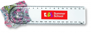 Logo trade promotional product photo of: Ruler with magnifier