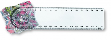 Logo trade promotional giveaways image of: Ruler with magnifier