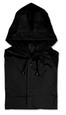 Logo trade promotional item photo of: PVC raincoat with hood