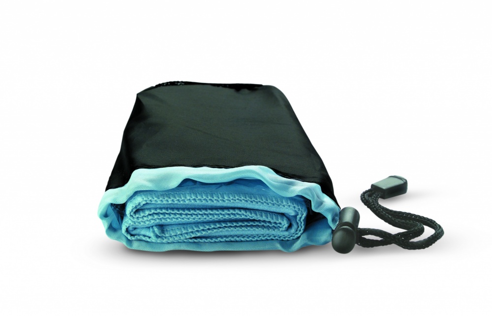 Logotrade corporate gift picture of: Sport towel in nylon pouch