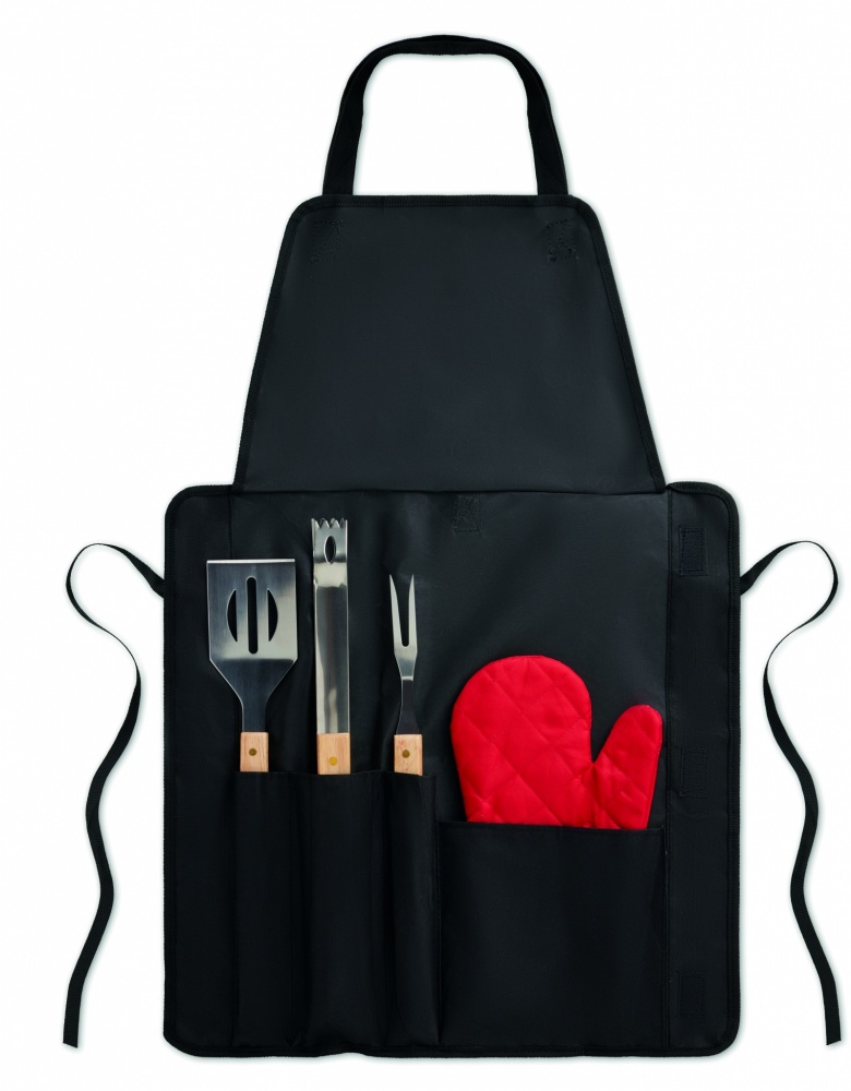 Logotrade promotional giveaway picture of: BBQ apron with BBQ tools