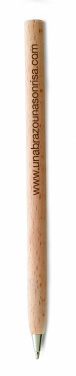 Logotrade advertising product image of: Wooden ball pen