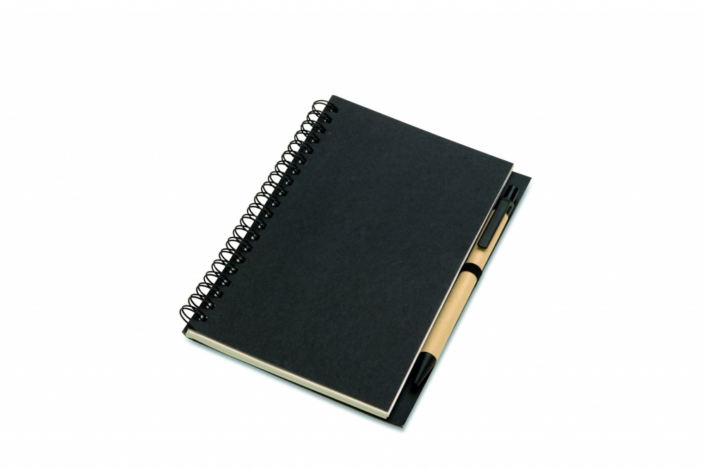 Logotrade promotional product picture of: B6 Recycled notebook with pen