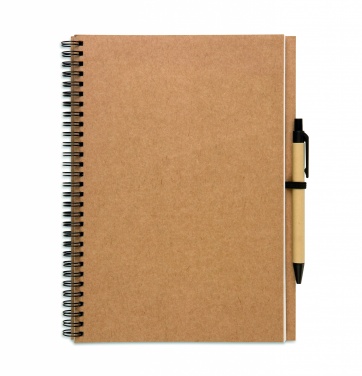 Logotrade business gift image of: Recycled notebook with pen