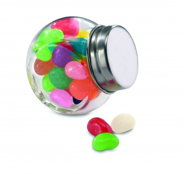 Logo trade promotional products image of: Glass jar with jelly beans