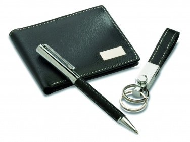 Logo trade promotional giveaways picture of: Ball pen key ring and wallet Lappeenranta