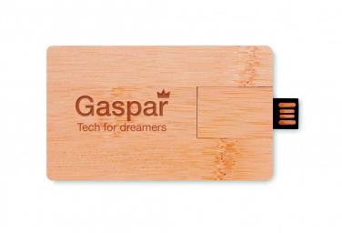 Logo trade corporate gifts picture of: 16GB bamboo casing USB