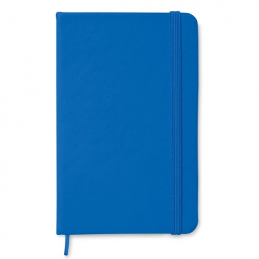 Logo trade promotional products image of: A6 notebook 96 lined sheets