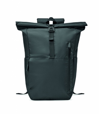 Logotrade advertising products photo of: 300D RPET rolltop backpack