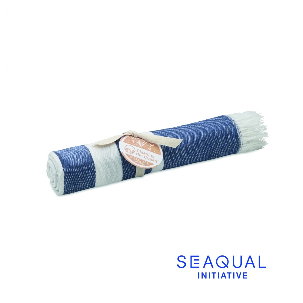 Logo trade business gifts image of: SEAQUAL® hammam towel 70x140cm