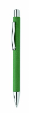 Logo trade promotional giveaway photo of: Recycled paper push ball pen