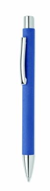 Logotrade promotional giveaway image of: Recycled paper push ball pen