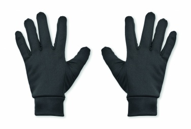 Logo trade promotional giveaways image of: Tactile sport gloves