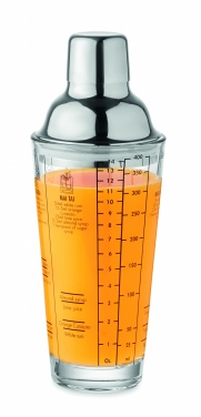 Logotrade promotional merchandise image of: Glass cocktail shaker 400 ml