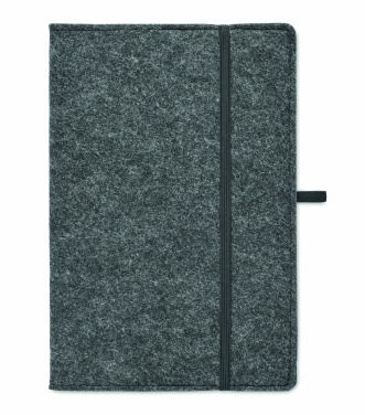 Logotrade advertising product image of: A5 notebook RPET felt