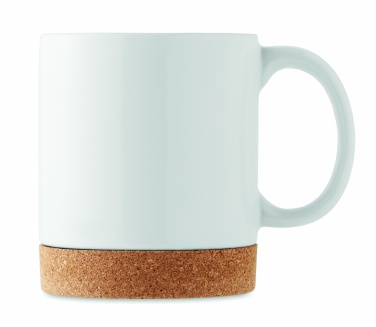 Logo trade promotional gift photo of: Sublimation ceramic cork mug