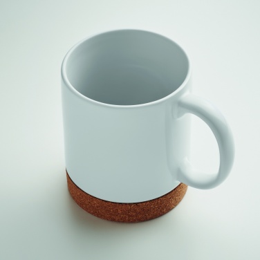 Logotrade promotional products photo of: Sublimation ceramic cork mug