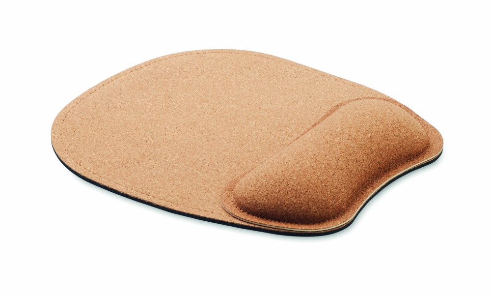 Logo trade business gift photo of: Ergonomic cork mouse mat