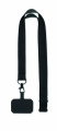 Phone holder lanyard, Black