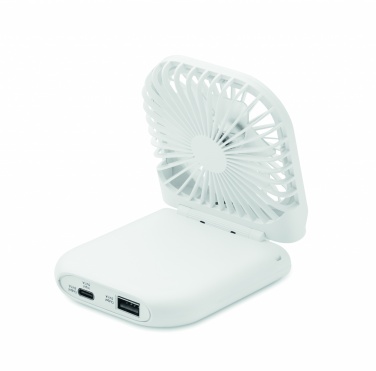 Logo trade promotional giveaways image of: Portable foldable or desk fan