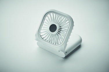 Logo trade promotional giveaways image of: Portable foldable or desk fan