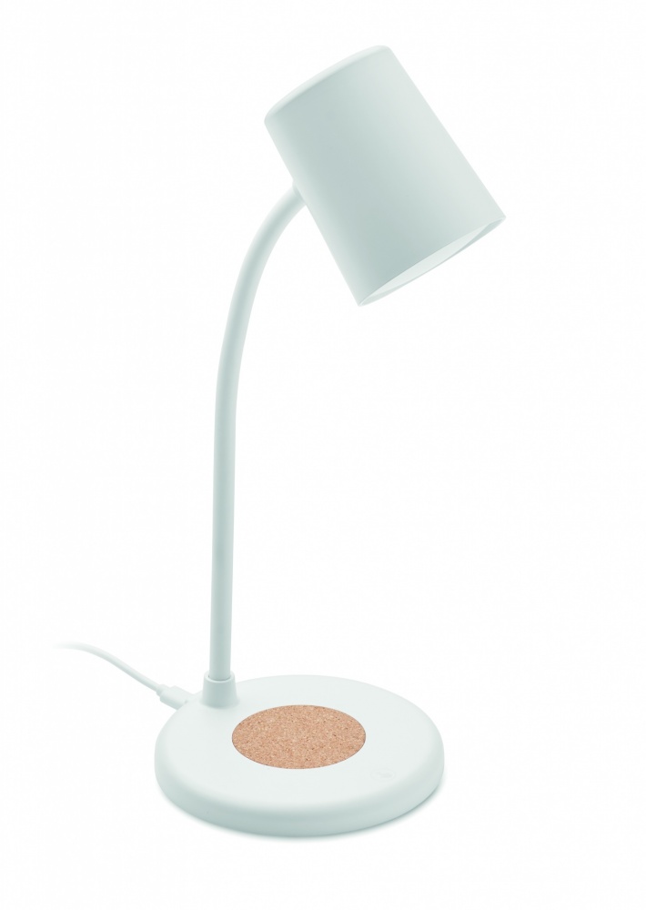 Logotrade advertising products photo of: Wireless charger, lamp speaker