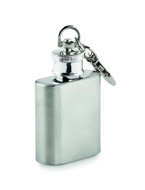 Logo trade promotional gift photo of: Hipflask key ring Joensuu