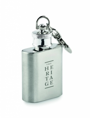 Logo trade promotional item photo of: Hipflask key ring Joensuu