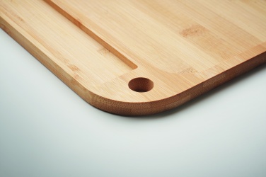 Logo trade corporate gifts image of: Meal plate in bamboo