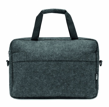 Logo trade advertising product photo of: 15 inch RPET felt laptop bag