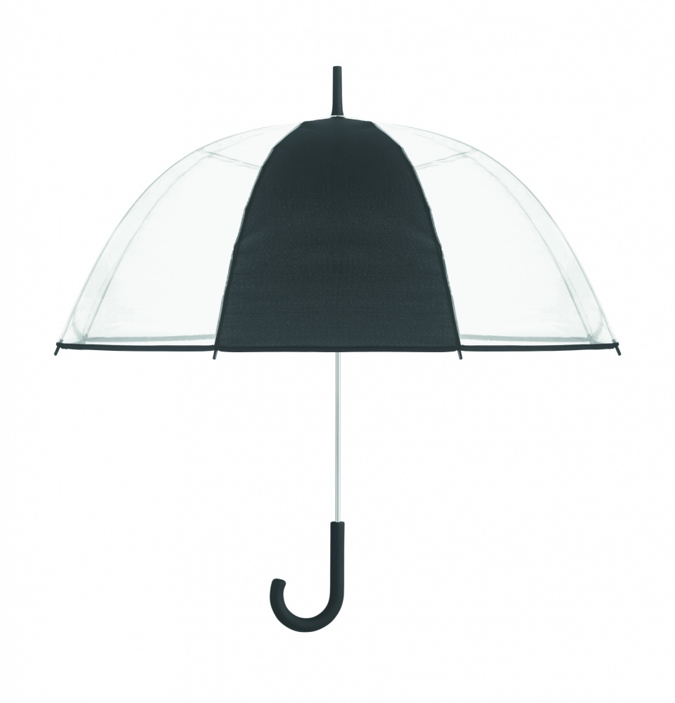 Logo trade promotional product photo of: Transparent 23 inch manual open umbrella
