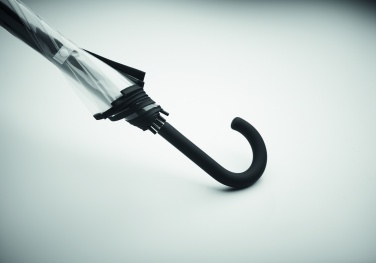 Logo trade promotional merchandise photo of: Transparent 23 inch manual open umbrella