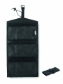 210RPET travel cable organizer, Black