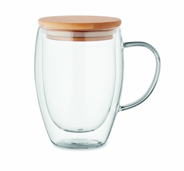 Logo trade promotional products picture of: Double wall borosilicate mug