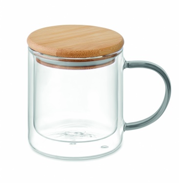 Logo trade corporate gifts picture of: Double wall borosilicate mug