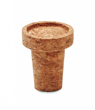 Logo trade promotional giveaway photo of: Cork bottle stopper