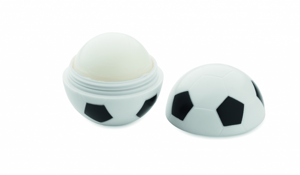 Logo trade promotional giveaways picture of: Lip balm in football shape