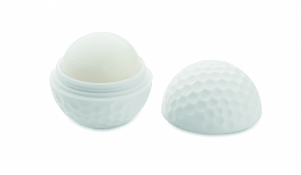 Logotrade advertising product image of: Lip balm in golf ball shape