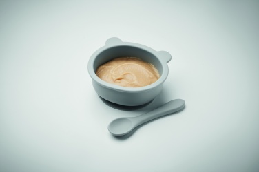 Logo trade promotional items picture of: Silicone spoon, bowl baby set