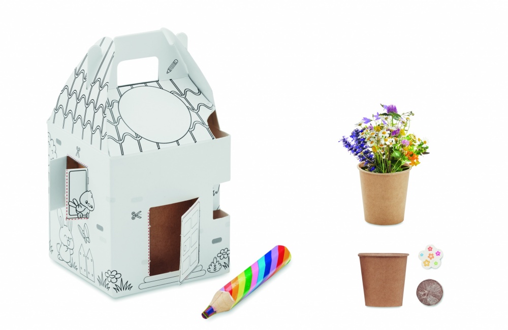 Logotrade promotional merchandise photo of: House shaped seeds grow set