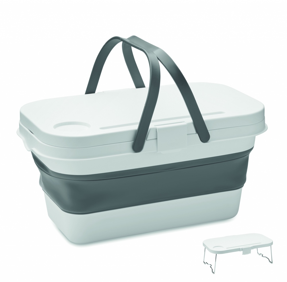 Logo trade promotional products image of: Collapsible picnic basket