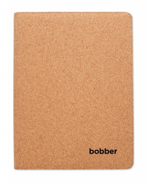 Logo trade promotional products image of: A4 cork conference folder