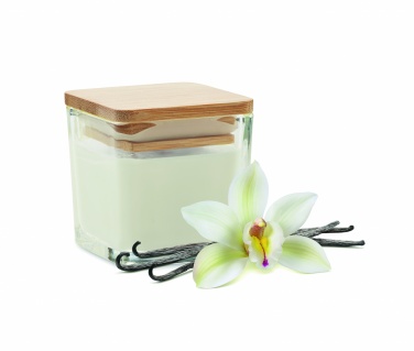 Logotrade business gift image of: Squared fragranced candle 50gr