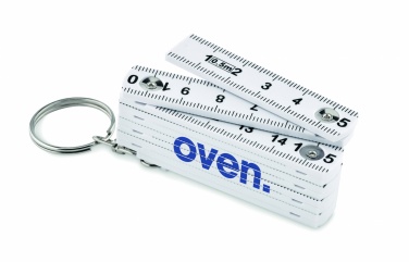 Logotrade promotional gifts photo of: Carpenters ruler key ring 50cm Kotka