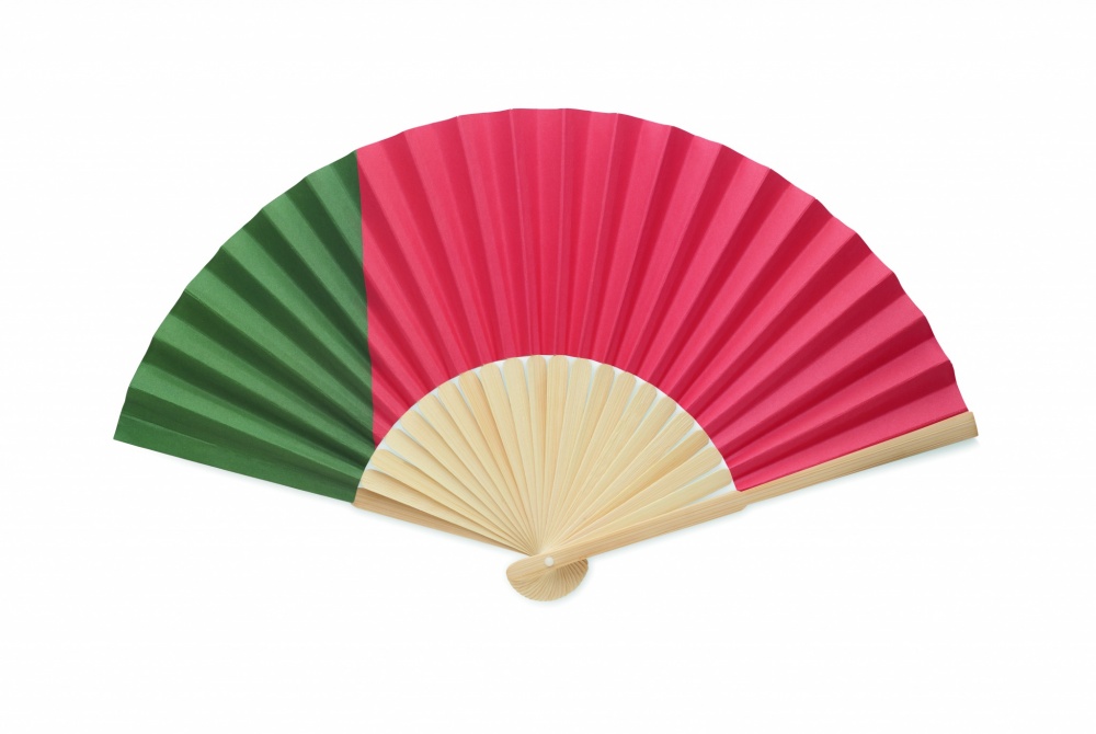 Logo trade promotional merchandise image of: Manual fan flag design