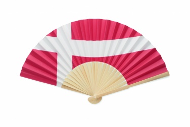 Logo trade promotional items image of: Manual fan flag design