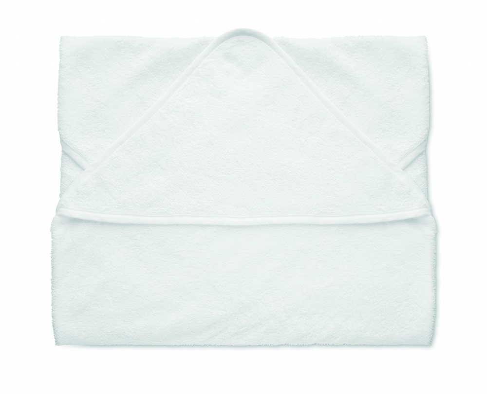 Logo trade promotional giveaway photo of: Cotton hooded baby towel